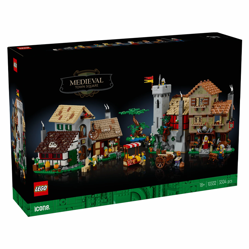 LEGO 10332 Icon Medieval Town Square 21343 Ideas Viking Village Bundle