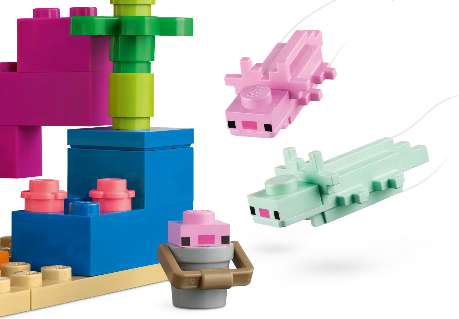 Collective Bricks - LEGO 21247 Minecraft The Axolotl House fifth image