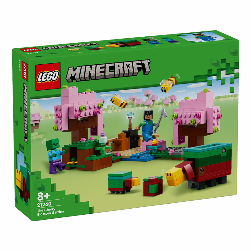 LEGO 21260 Minecraft The Cherry Blossom Garden ( Ship From 9th of July 2024)