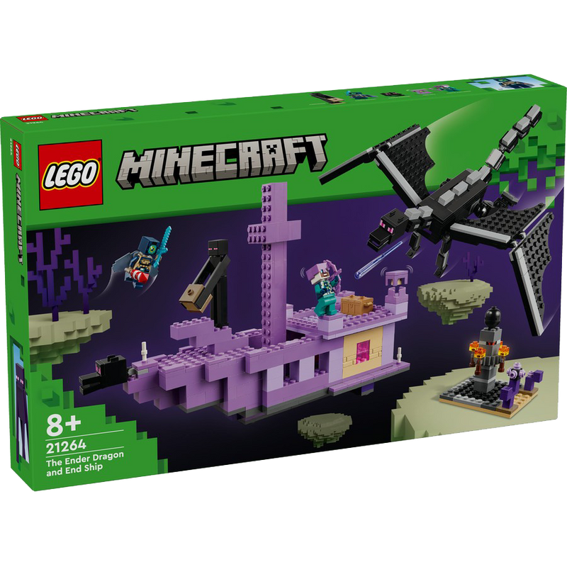 LEGO 21264 Minecraft The Ender Dragon and End Ship