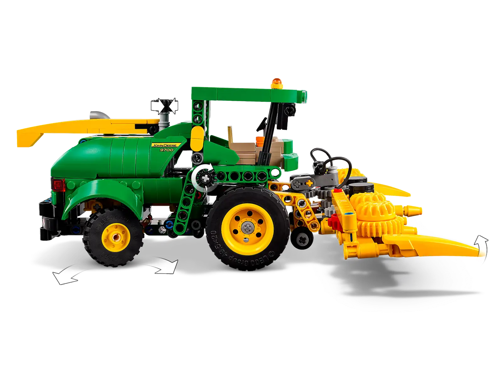 Collective Bricks - LEGO 42168 Technic John Deere 9700 Forage Harvester fifth image