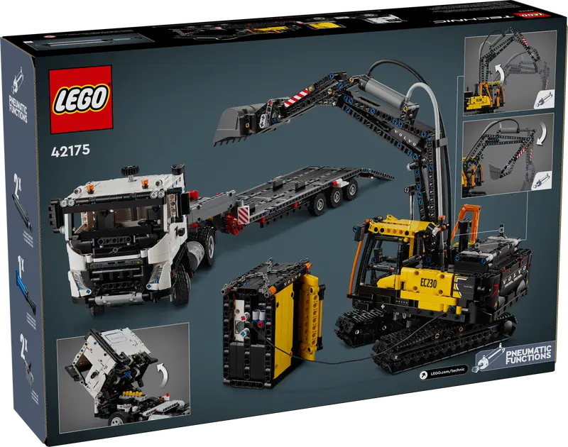 LEGO 42175 Technic Volvo FMX Truck & EC230 Electric Excavat (Ship From 6th of September 2024)