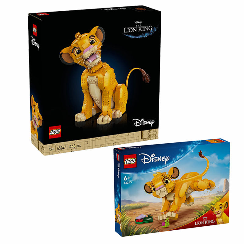 LEGO 43243 43247 Disney Simba the Lion King Bundle