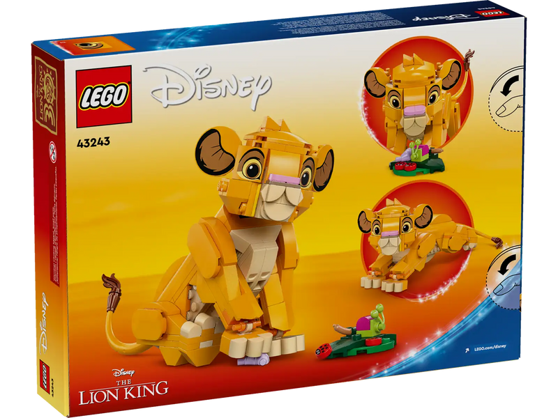 LEGO 43243 43247 Disney Simba the Lion King Bundle