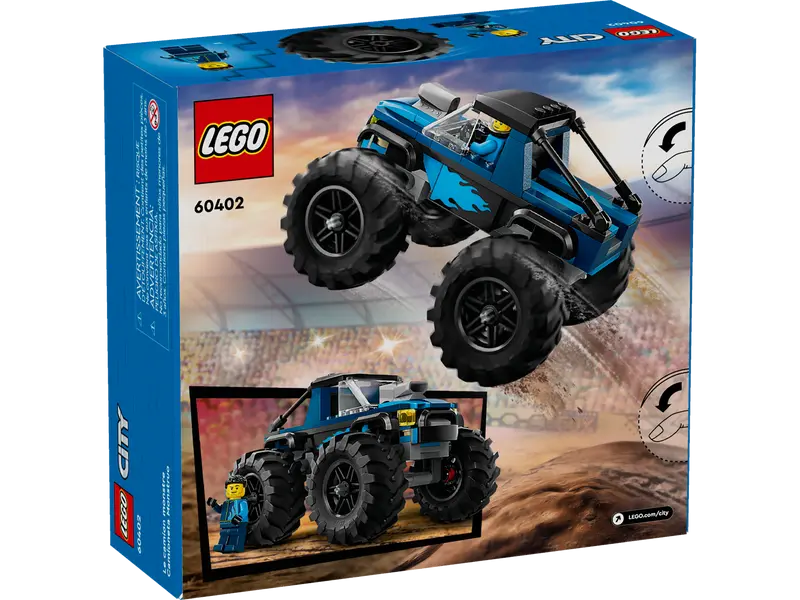 Collective Bricks - LEGO 60402 City Blue Monster Truck sixth image