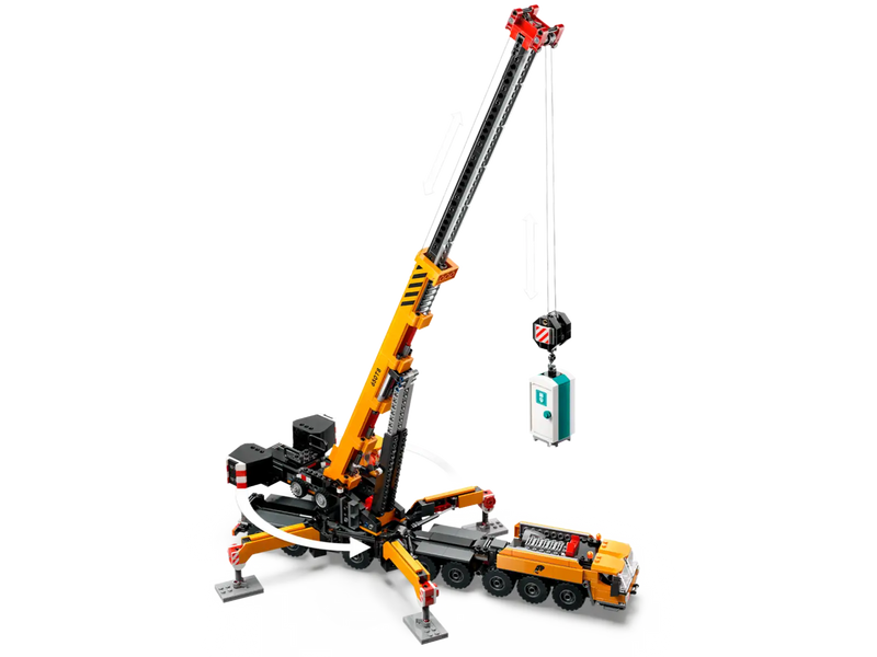 LEGO 60409 City Yellow Mobile Construction Crane (Ship From 4th of June 2024)