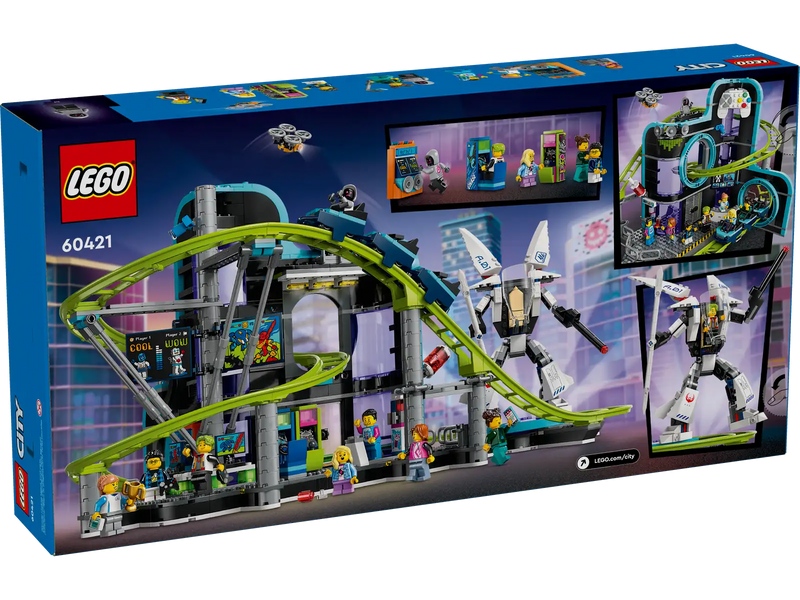 LEGO 60421 City Robot World Roller-Coaster Park