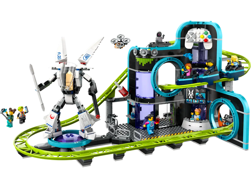 LEGO 60421 City Robot World Roller-Coaster Park