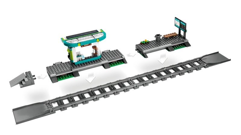 LEGO 60423 City Downtown Streetcar and Station