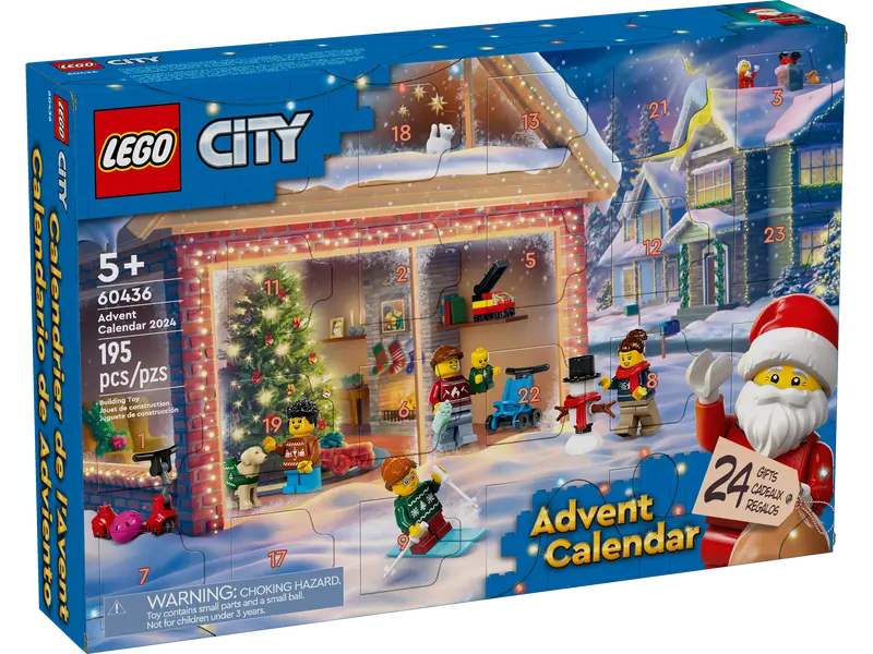 LEGO 60436 City Advent Calendar 2024 (Ship From 4th of September 2024)