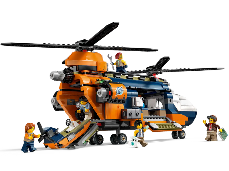 LEGO 60437 City Jungle Explorer Helicopter at Base Camp