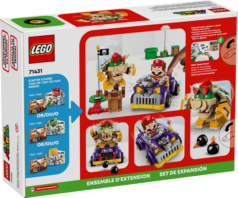 Collective Bricks - LEGO 71431 Super Mario Bowsers Muscle Car Expansion Set  Ship From 7th Of February 2024 fifth image