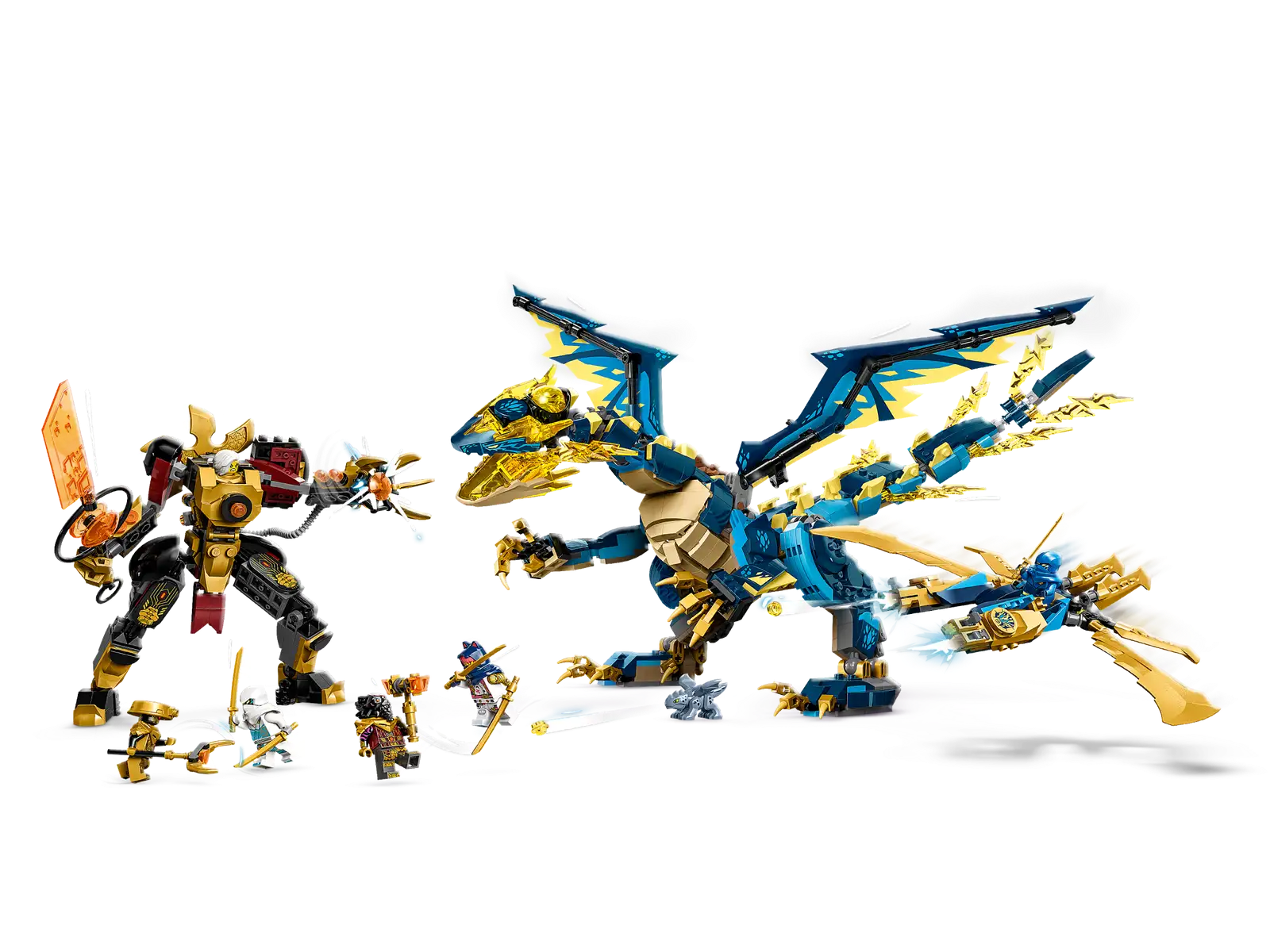 Collective Bricks - LEGO 71796 NINJAGO Elemental Dragon vs. The Empress Mech fourth image