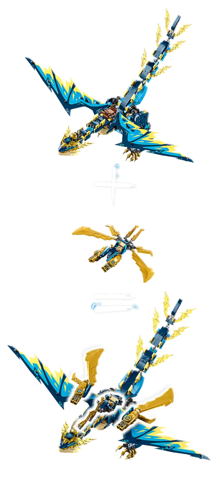 Collective Bricks - LEGO 71796 NINJAGO Elemental Dragon vs. The Empress Mech fifth image