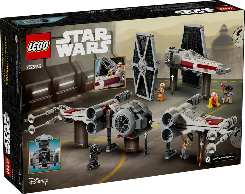 LEGO 75393 Star Wars TIE Fighter & X-Wing Mash-up