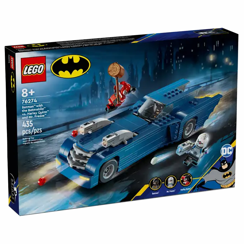 LEGO 76274 Batman with the Batmobile vs. Harley Quinn and Mr. Freeze