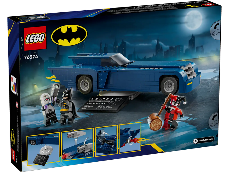 LEGO 76274 Batman with the Batmobile vs. Harley Quinn and Mr. Freeze