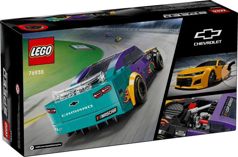 LEGO 76935 Speed Champions NASCAR Next Gen Chevrolet Camaro ZL1