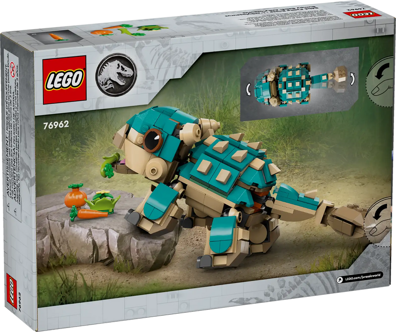 LEGO 76962 Jurassic World Baby Bumpy: Ankylosaurus (Ship From 4th of June 2024)