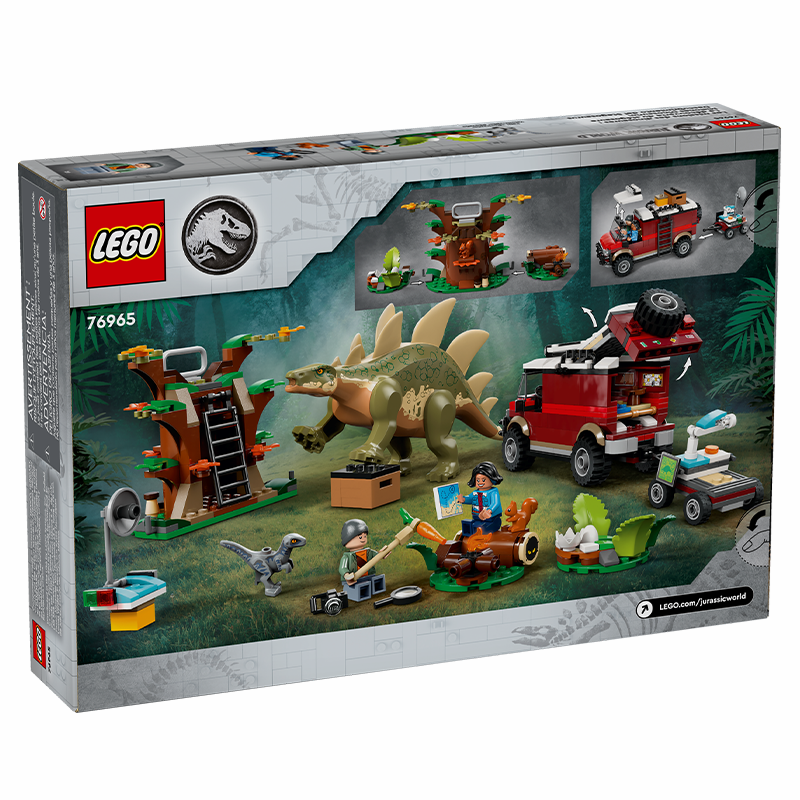 LEGO 76965 Jurassic World Dinosaur Missions: Stegosaurus Discovery ...