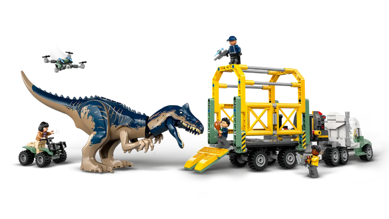 LEGO 76966 Dinosaur Missions: Allosaurus Transport Truck (Ship From 4th of June 2024)