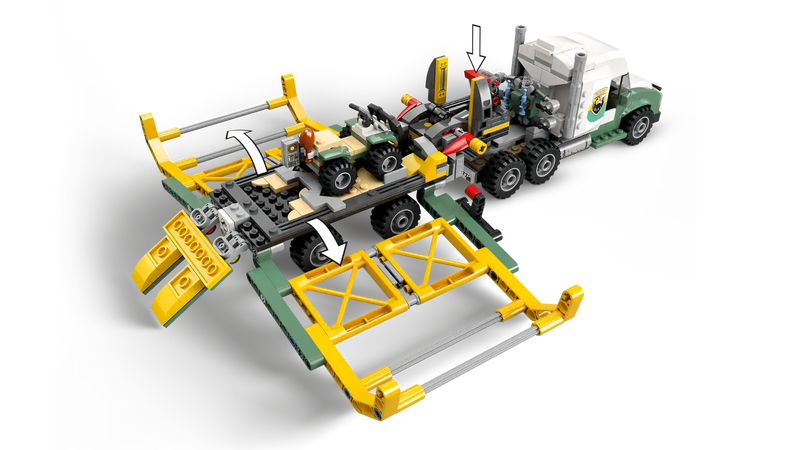 LEGO 76966 Dinosaur Missions Allosaurus Transport Truck Ship From 4th of June 2024 My Hobbies