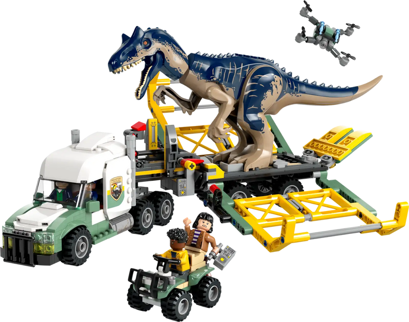 LEGO 76966 Dinosaur Missions: Allosaurus Transport Truck (Ship From 4th of June 2024)