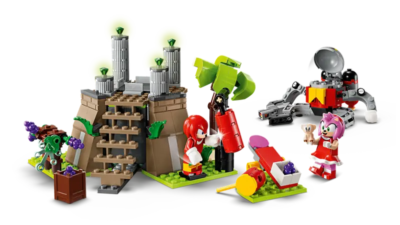 LEGO 76998 Sonic Knuckles and the Master Emerald Shrine