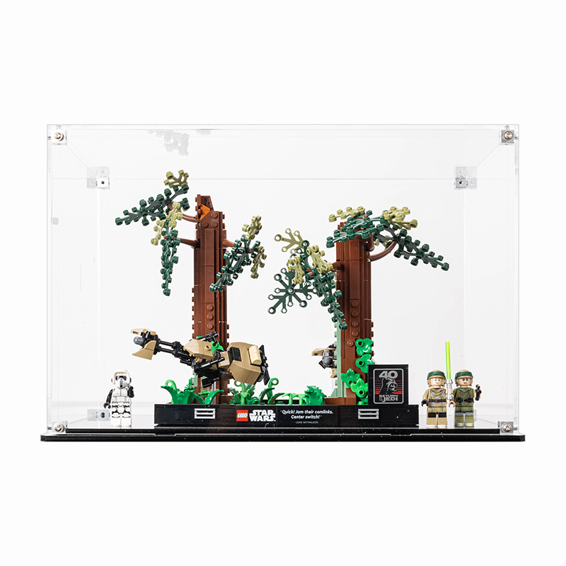 LEGO 75353 Star Wars Endor Speeder Chase Diorama Display Case