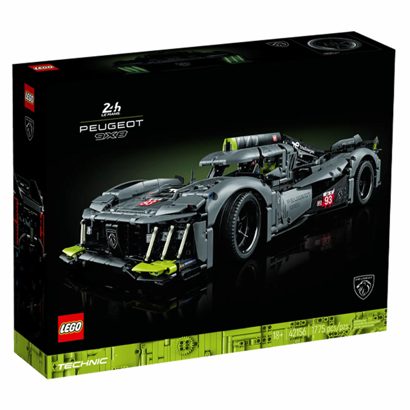 LEGO 42156 Technic PEUGEOT 9X8 24H Le Mans Hybrid Hypercar