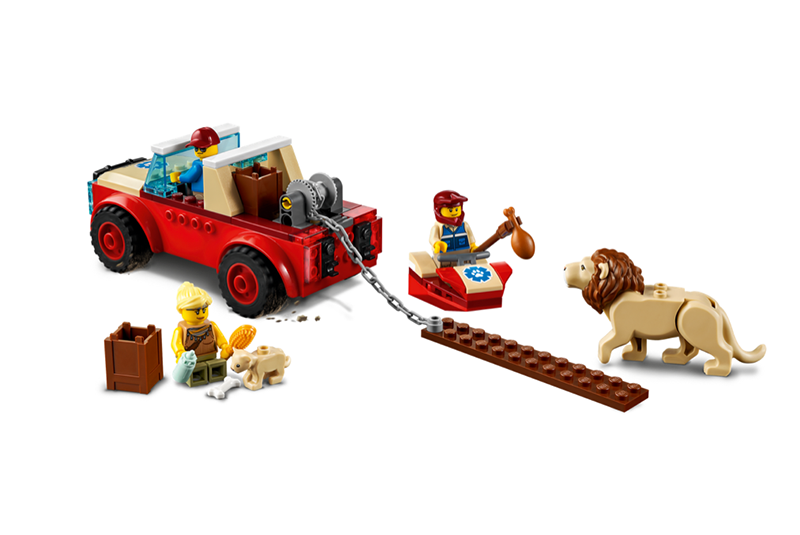 Collective Bricks - LEGO 60301 City Wildlife Rescue Off-Roader sixth image