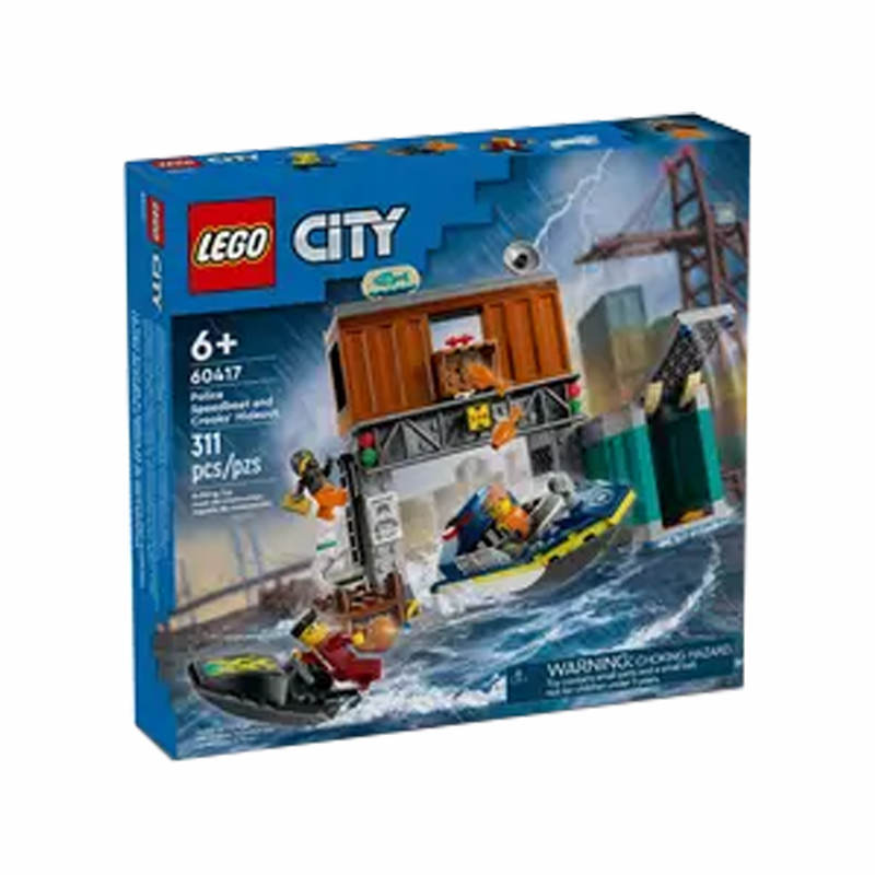 Collective Bricks Hideout Crooks and Speedboat Police City 60417 LEGO