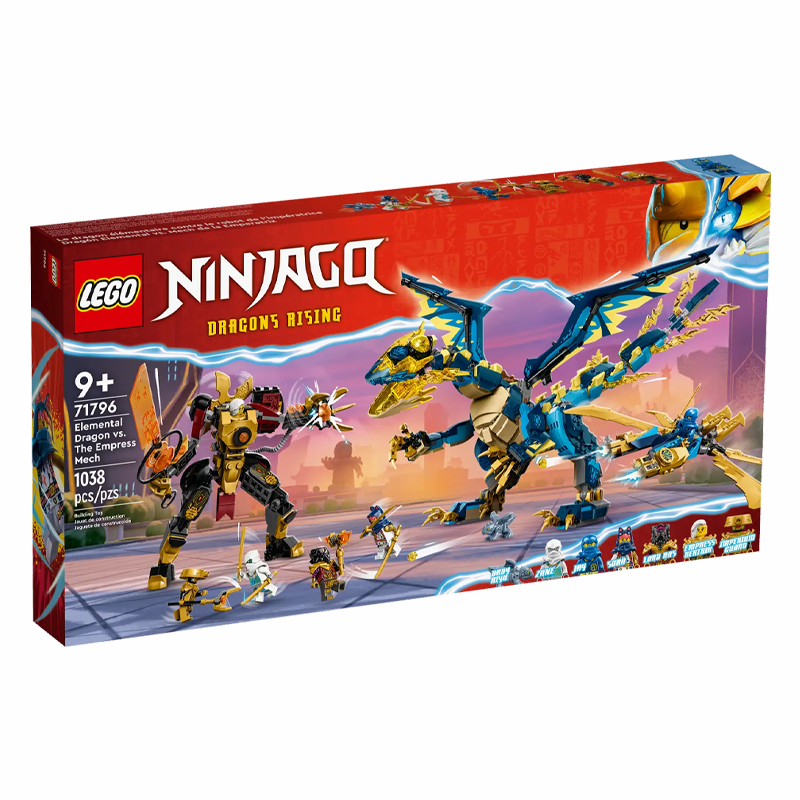 LEGO 71796 NINJAGO Elemental Dragon vs. The Empress Mech