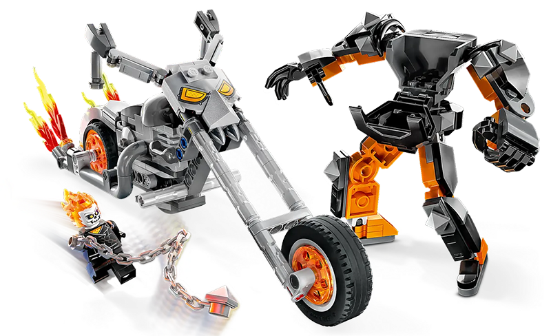 Collective Bricks - LEGO 76245 Marvel Ghost Rider Mech & Bike fifth image