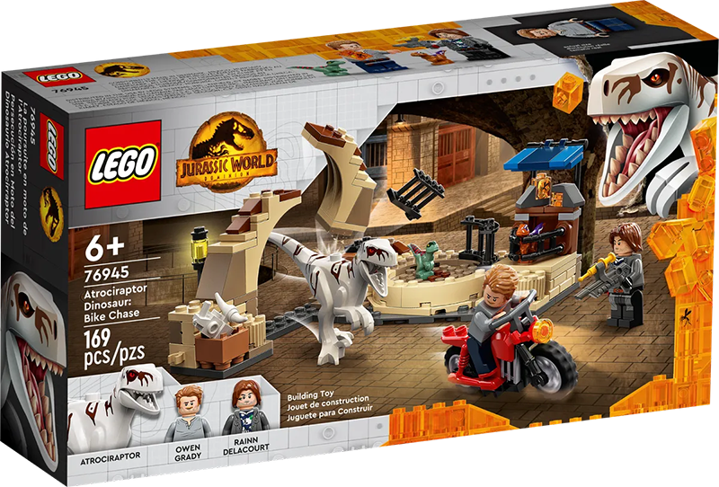 Collective Bricks - LEGO 76945 Jurassic World Atrociraptor Dinosaur: Bike Chase third image