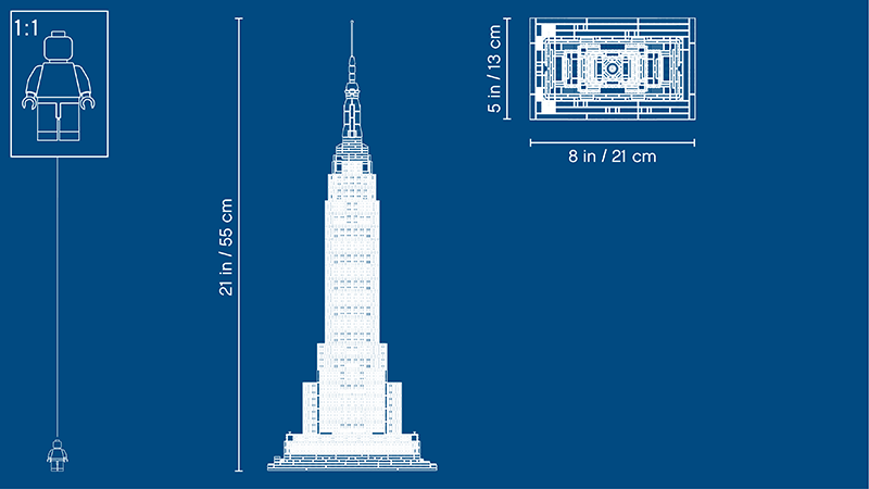 LEGO® 21046 Architecture Empire State Building - My Hobbies