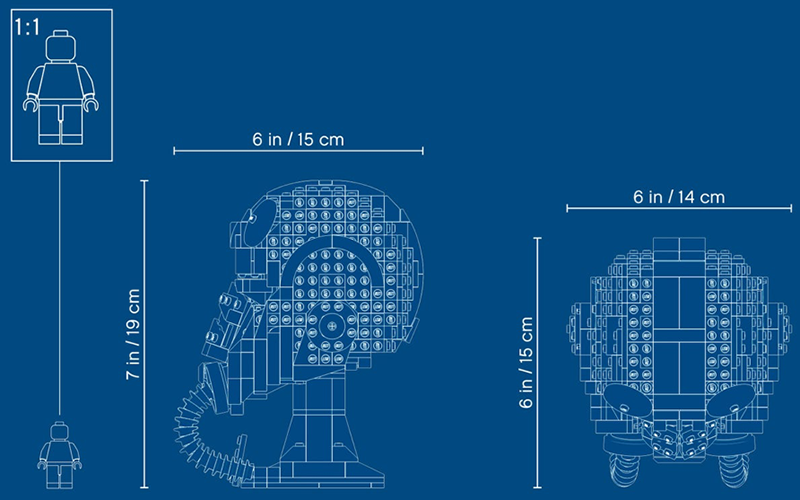 LEGO® 75274 Star Wars™ TIE Fighter Pilot™ Helmet - My Hobbies