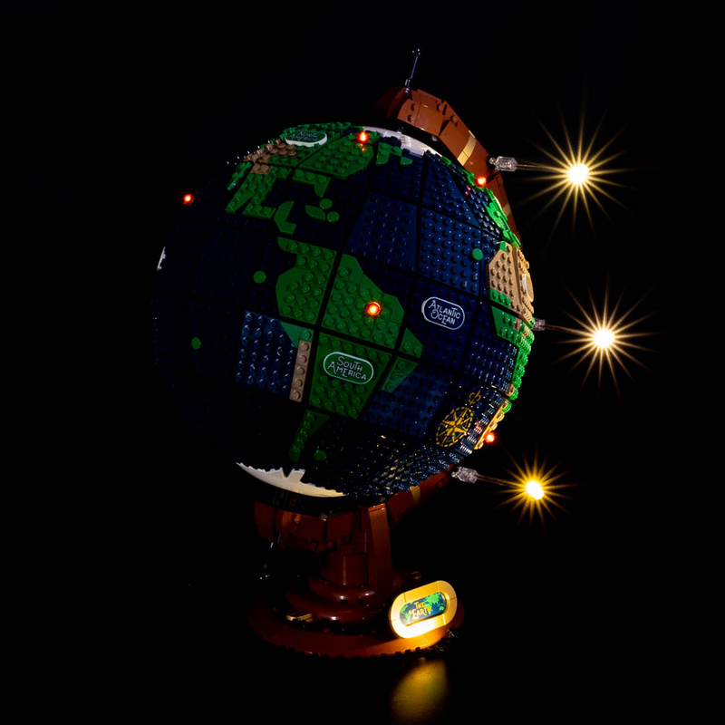 Lego's Spinning 3D Globe Is Perfect for Adults Who Love to Build